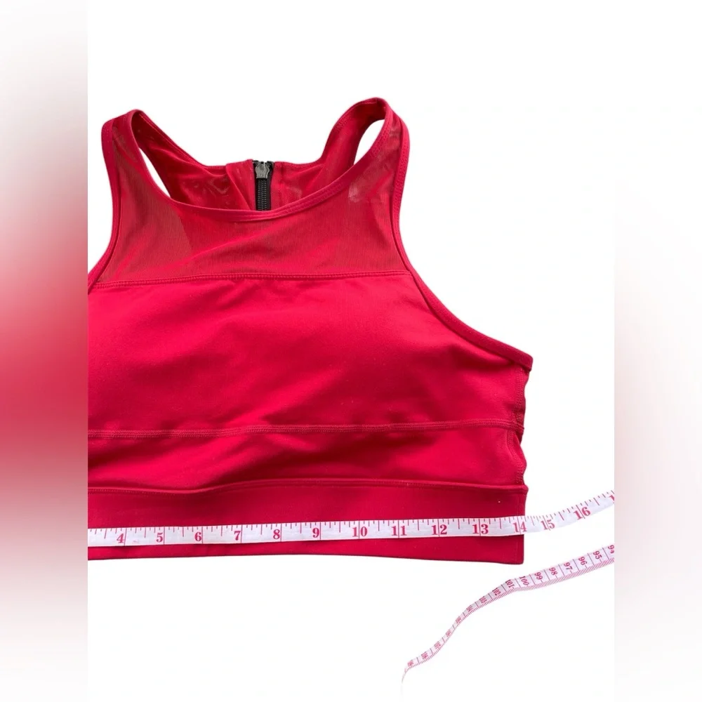 Vibrant Red Sports Bra